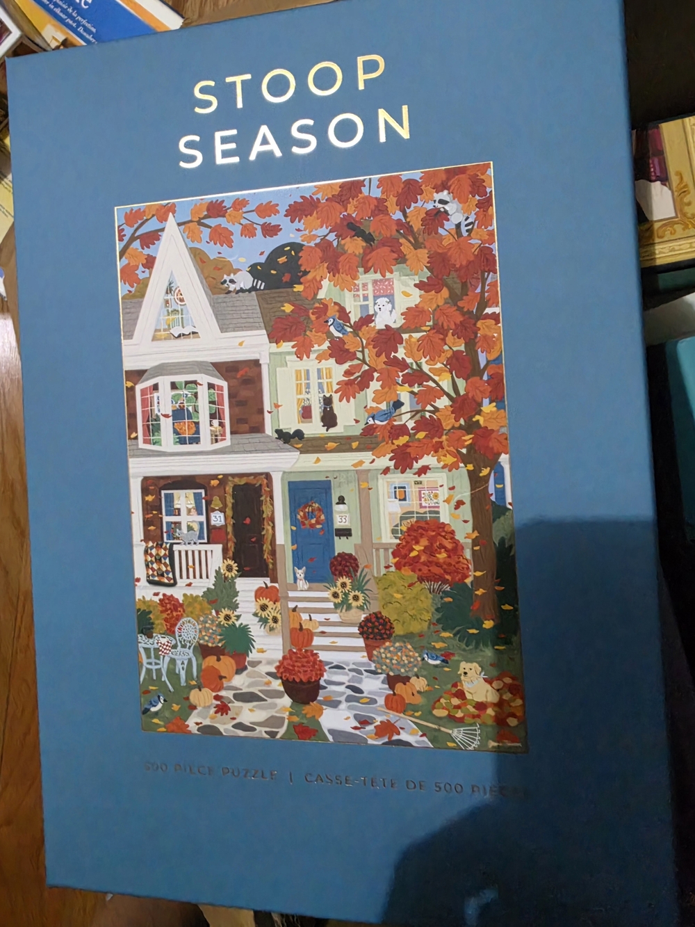 Stoop Season Autumn Puzzle - Blue Box